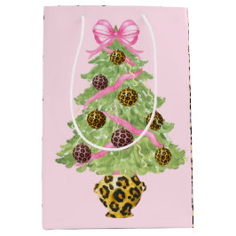 Christmas Wreath Leopard Crest Monogram 
