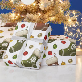 Christmas Wreaths Presentpapper