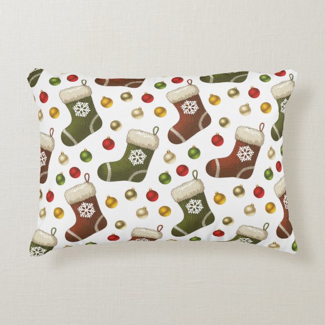 Christmas Wreaths Prydnadskudde (Framsidan)