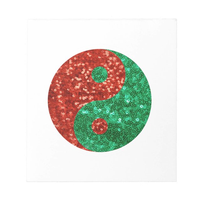 christmas yin yang anteckningsblock (Framsida)