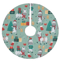 christmas zebra, helgdag ful julafton på vintern