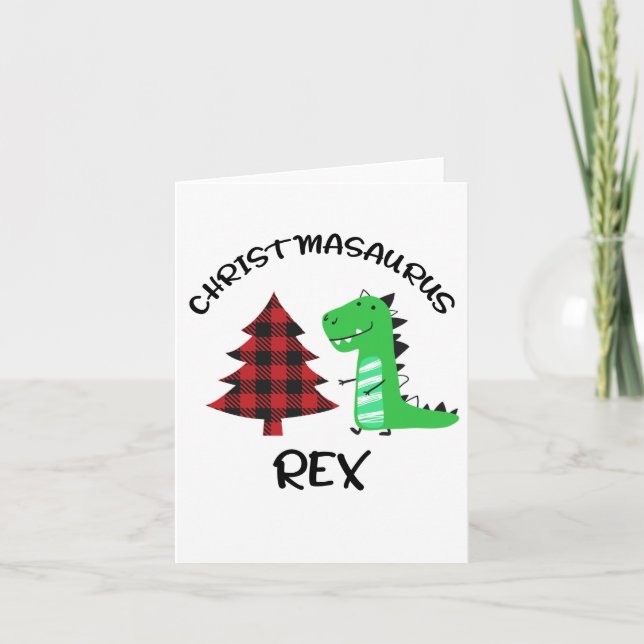 Christmasaurus Rex, Santasaurus Kort (Framsida)