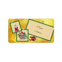 Christmasbuild adress aufkleber adressetikett