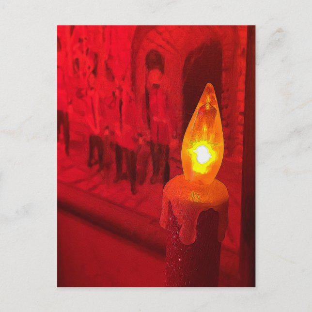 ChristmascandleandtoySoldater8000x6000 Vykort (Framsida)