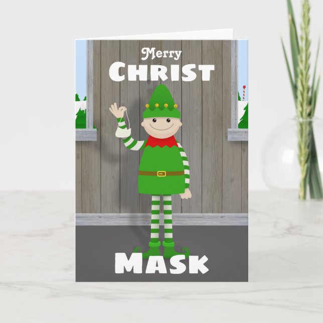Christmask Helgkort (Framsida)
