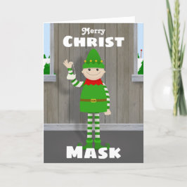 Christmask Helgkort