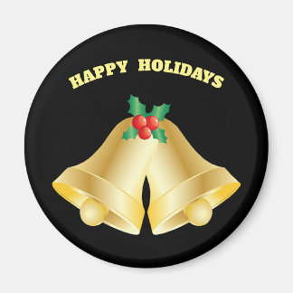 CHRISTMASMAGNETS, ROUND, FAVORS, STOCKSTUFFER MAGNET