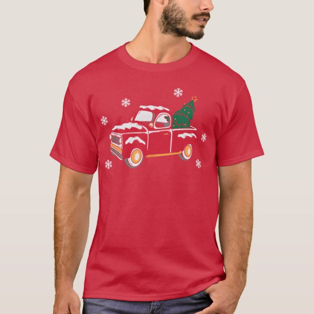 Christmasruck Christmasshirt-flicka T Shirt (Framsida)