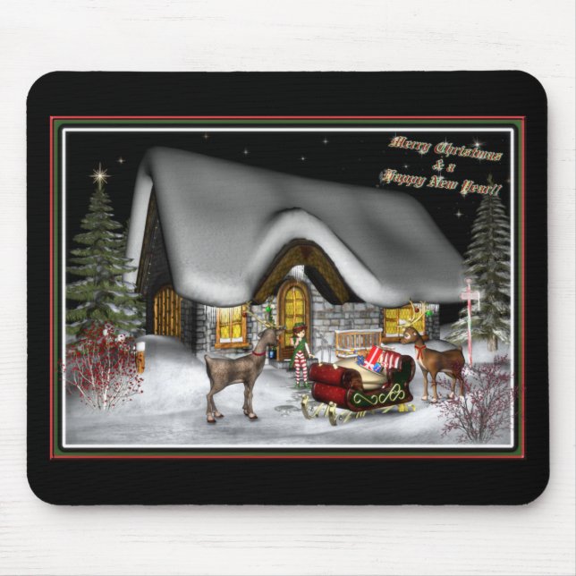 Christmassy Mousepad Musmatta (Framsidan)