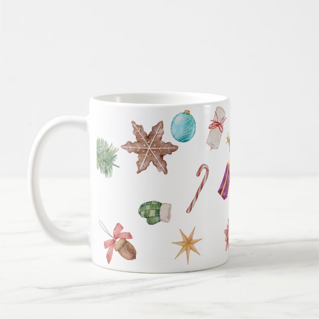 Christmast-prydnadsföremål Kaffemugg (Vänster)