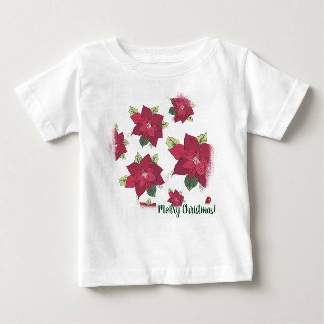 Christmast Shirt Baby Gift T Shirt (Framsida)