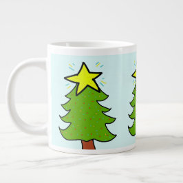 Christmast Träd Jumbo Mugg