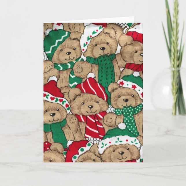 ChristmasTeddys Helgkort (Framsida)