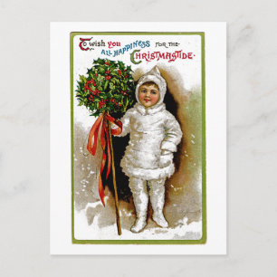 Christmastide Helg Vykort