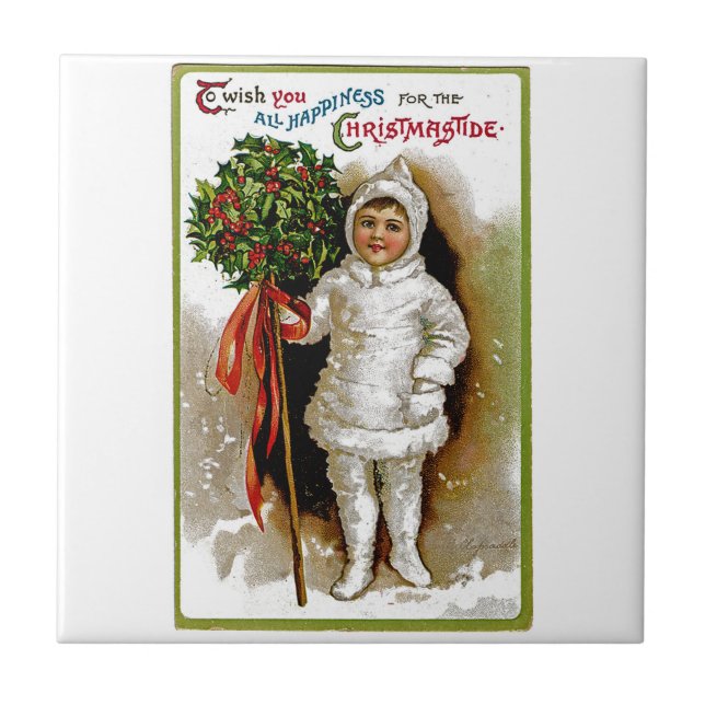 Christmastide Kakelplatta (Framsidan)