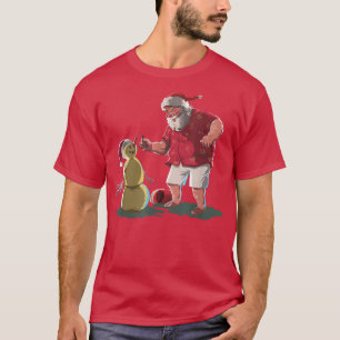 Christmastime 2021 Julafton är på väg till Santas  T Shirt