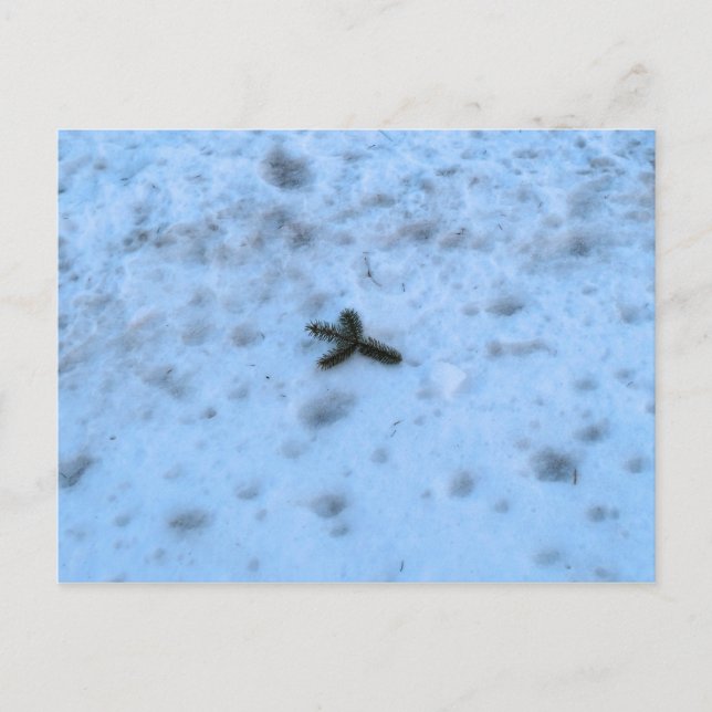 Christmastime i New England Helg Vykort (Framsida)