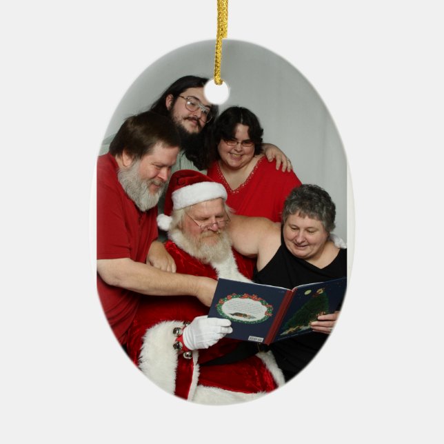 Christmasy godhet #2 julgransprydnad keramik (Framsidan)