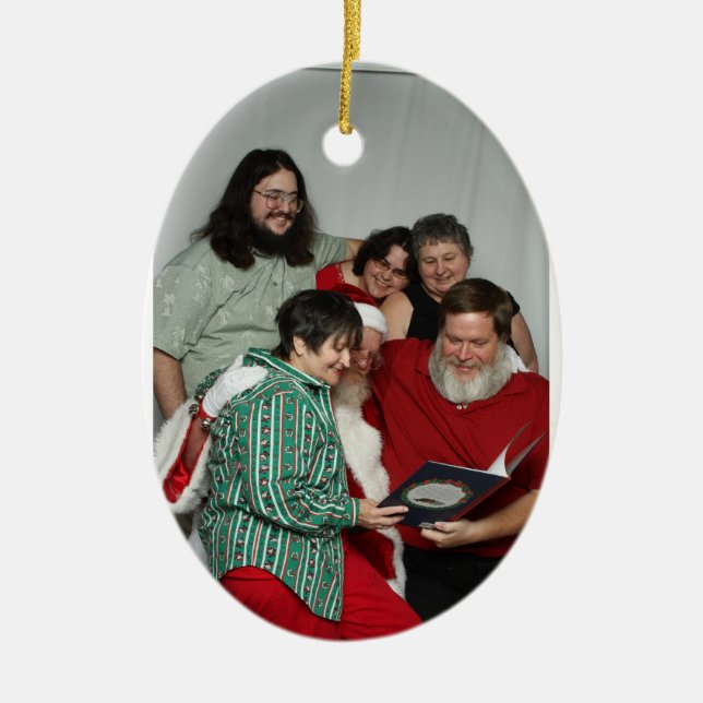 Christmasy godhet julgransprydnad keramik (Framsidan)