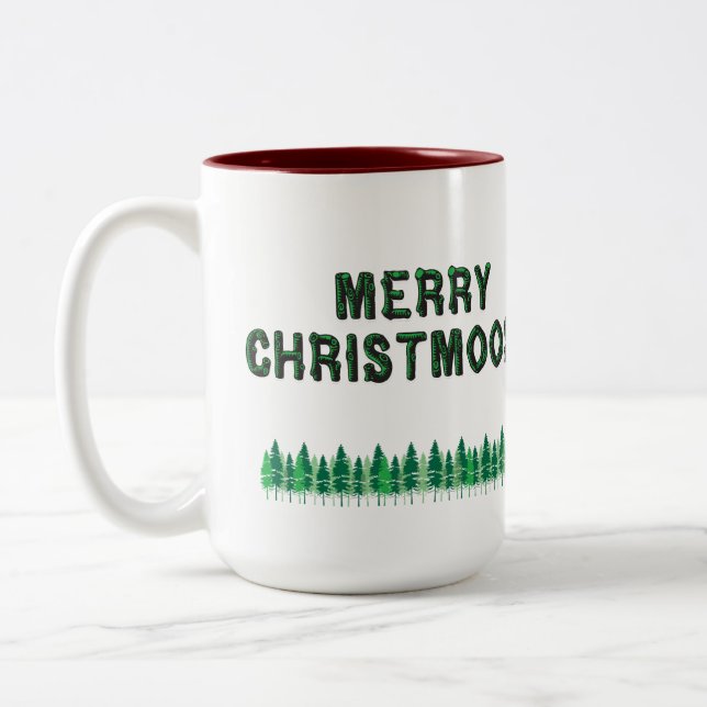 Christmoose Två-Tonad Mugg (Vänster)