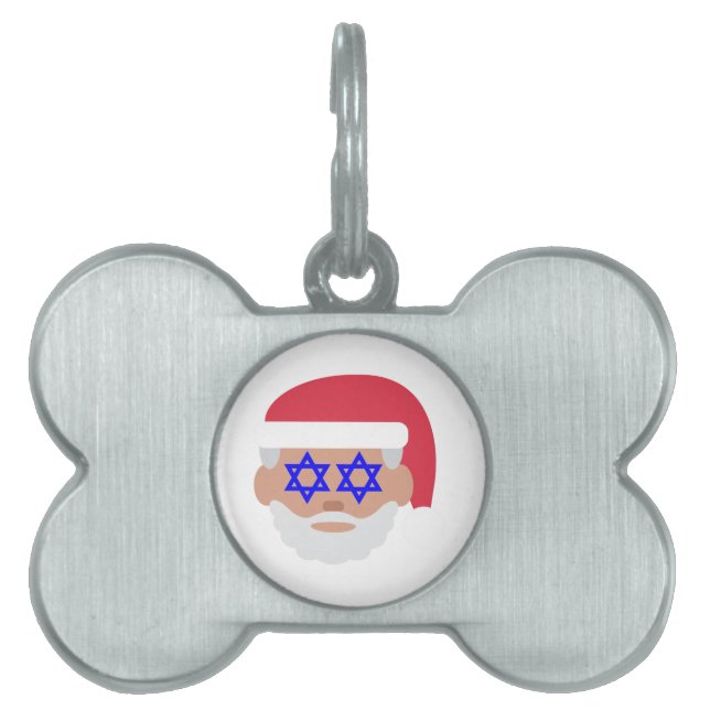 christmukah jultomten emoji ID-bricka husdjur (Framsidan)