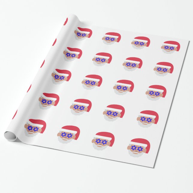 christmukah jultomten emoji presentpapper (Utrullad)