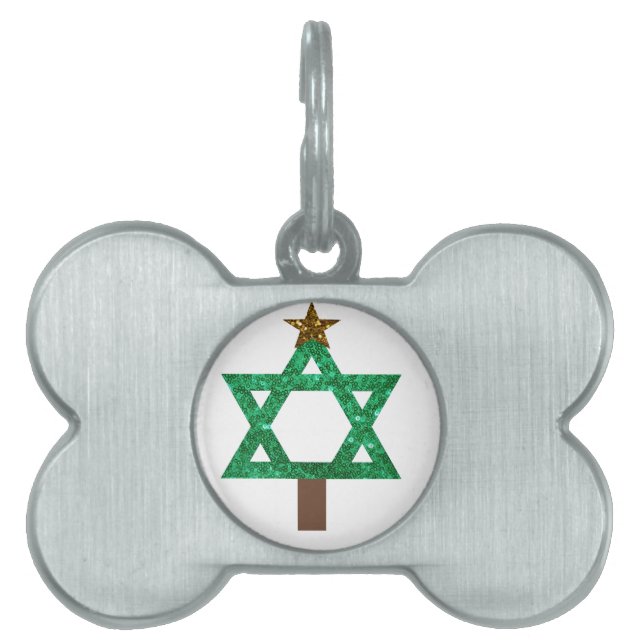 christmukka julgran namnbricka husdjur (Framsidan)