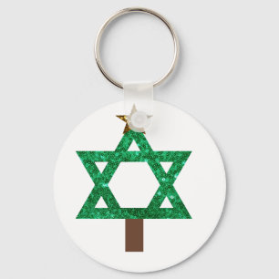 christmukka julgran nyckelring