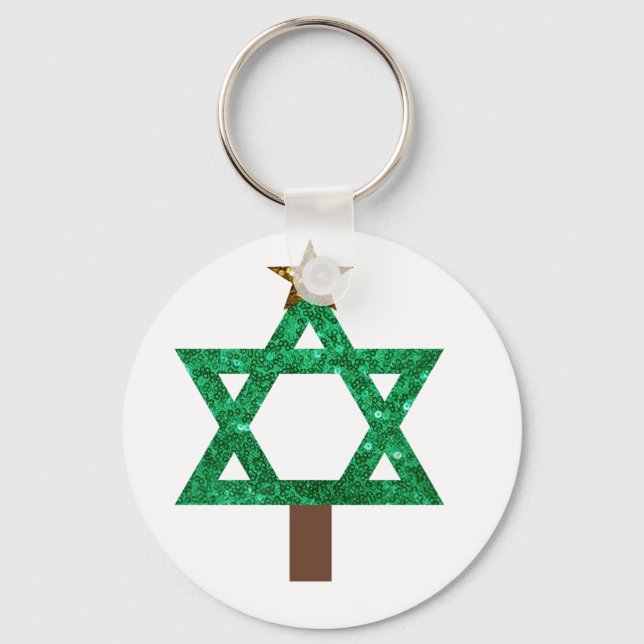 christmukka julgran nyckelring (Framsida)