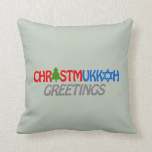 CHRISTMUKKAH-HÄLSNINGAR - .PNG KUDDE