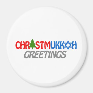CHRISTMUKKAH-HÄLSNINGAR - .PNG MAGNET