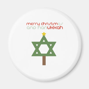 CHRISTMUKKAH-TRÄD MAGNET