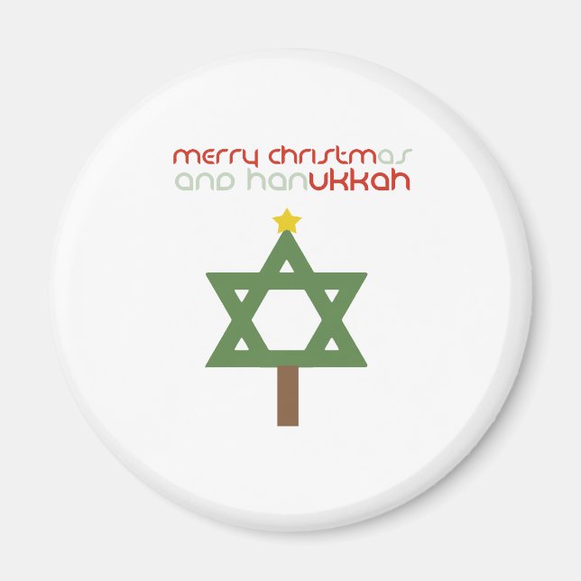 CHRISTMUKKAH TRÄD MAGNET (Framsidan)