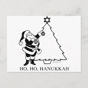 CHRISTMUKKAH TRÄD VYKORT