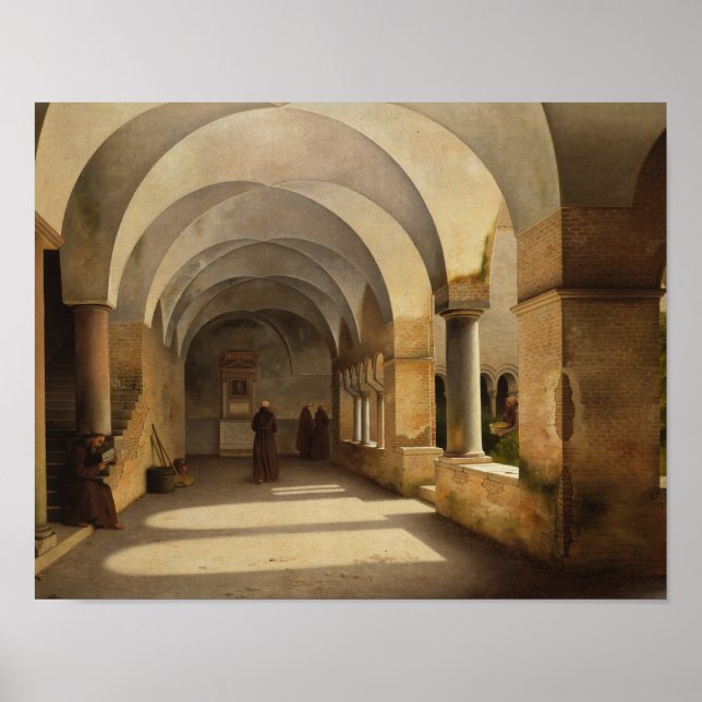 Christoffer Wilhelm Eckersberg - Cloisters Poster (Framsidan)