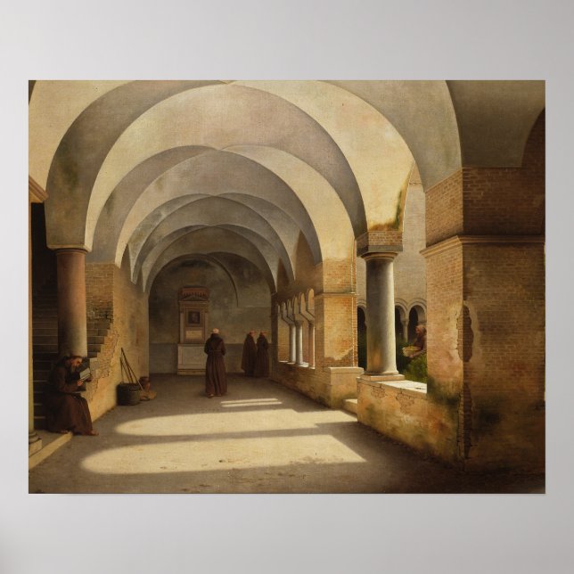 Christoffer Wilhelm Eckersberg - Cloisters Poster (Framsidan)