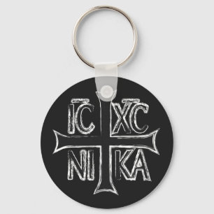 Christogram ICHC NIKA Nyckelring