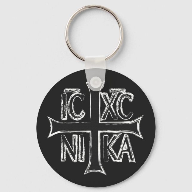 Christogram ICHC NIKA Nyckelring (Framsida)