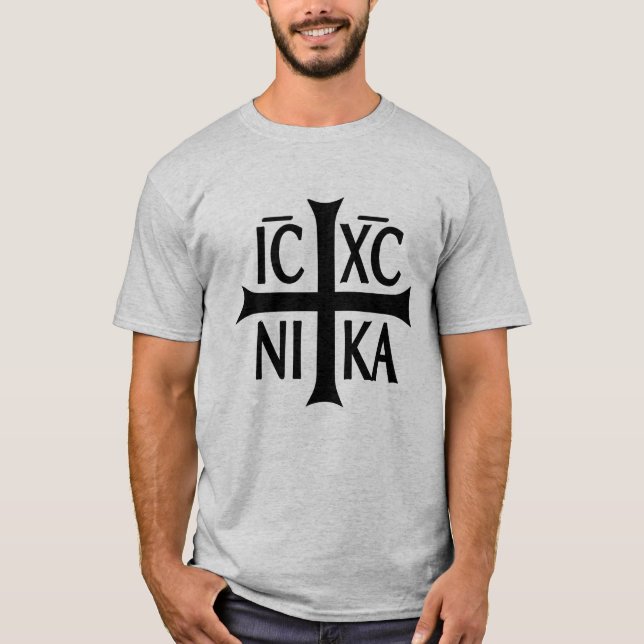 Christogram ICHC NIKA T-Shirt (Framsida)