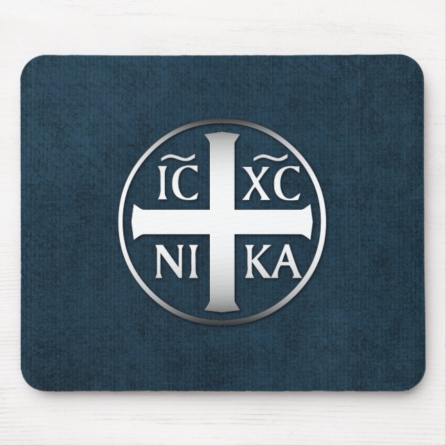 Christogram ICXC NIKA Jesus erövrar Musmatta (Framsidan)