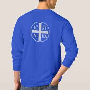 Christogram ICXC NIKA Jesus erövrar T Shirt