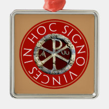 Christogram med latinsk text