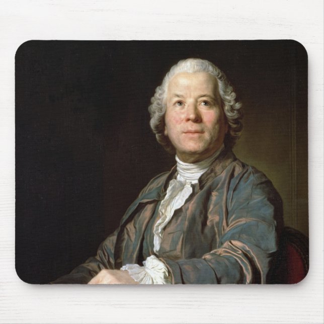 Christoph Willibald Gluck på spineten, 1775 Musmatta (Framsidan)