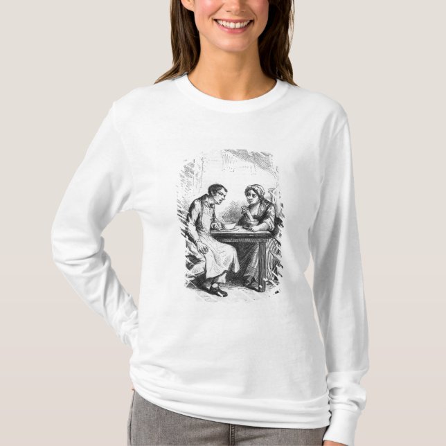 Christophe och den feta Sylvien Tee Shirt (Framsida)