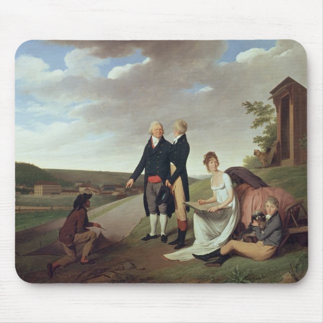 Christophe-Philippe Oberkampf och familj Musmatta (Framsidan)