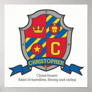 Christopher boys namn betyder öraltorrsköld poster