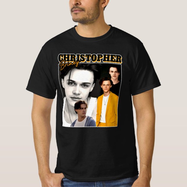 Christopher Briney Vintage T Shirt (Framsida)