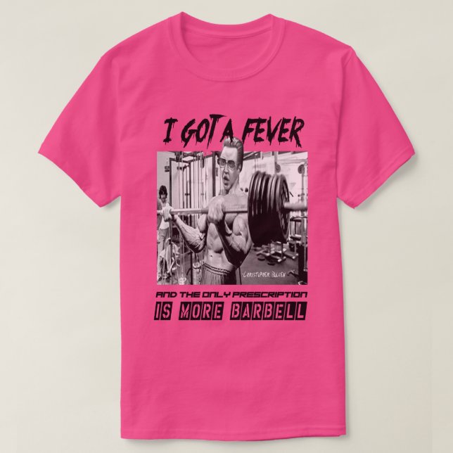 Christopher Bulken More Barbell T Shirt (Design framsida)