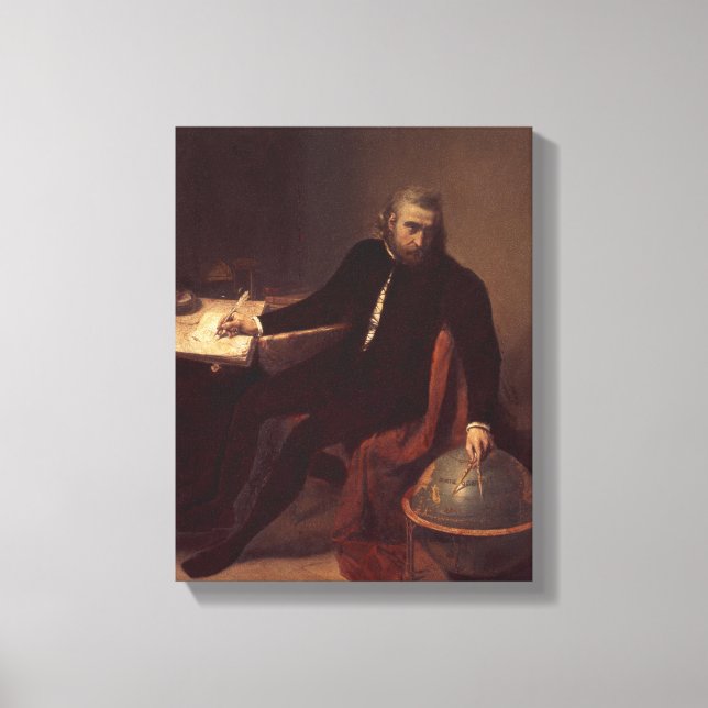 Christopher Columbus, 1839 Canvastryck (Framsida)