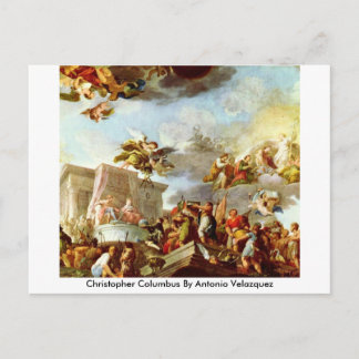 Christopher Columbus av Antonio Velazquez Vykort